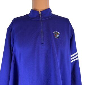 Adidas Wannamoisett Country Club Jacket Mens Size XL Clima Lite Quarter Zip